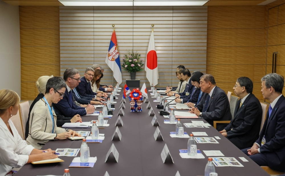 Meeting between Prime Minister ISHIBA and H.E. Mr. Vučić, President of Serbia