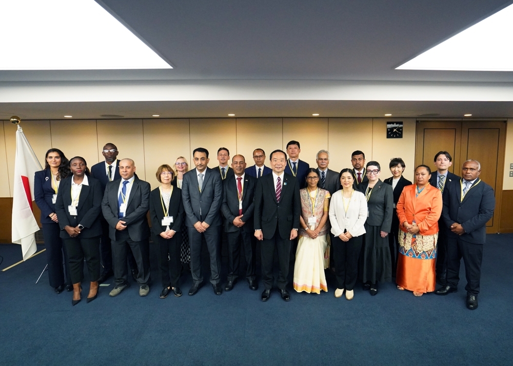 Group photo with senior participants