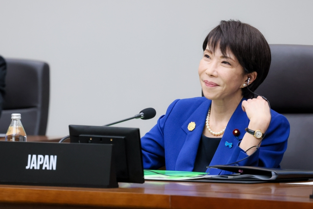 Prime Minister TAKAICHI at the meeting