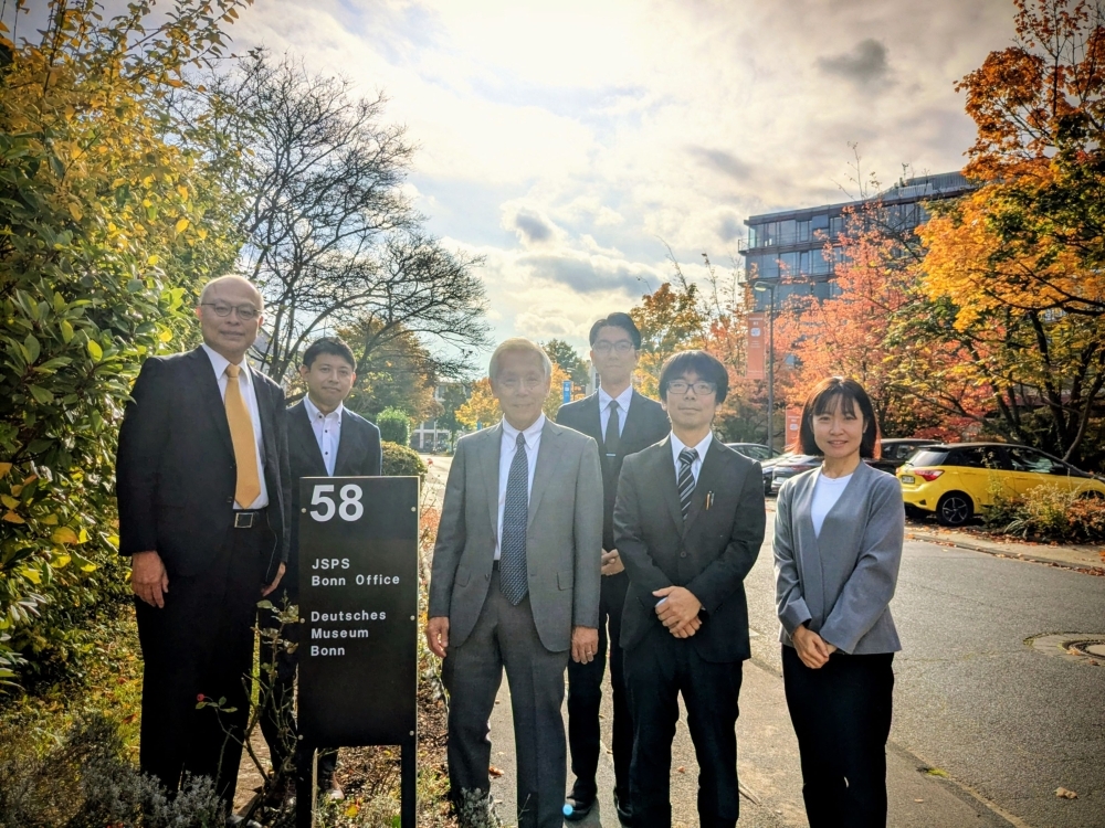 Visit of Prof. Matsumoto to the Japan Society for the Promotion of Science Bonn Office