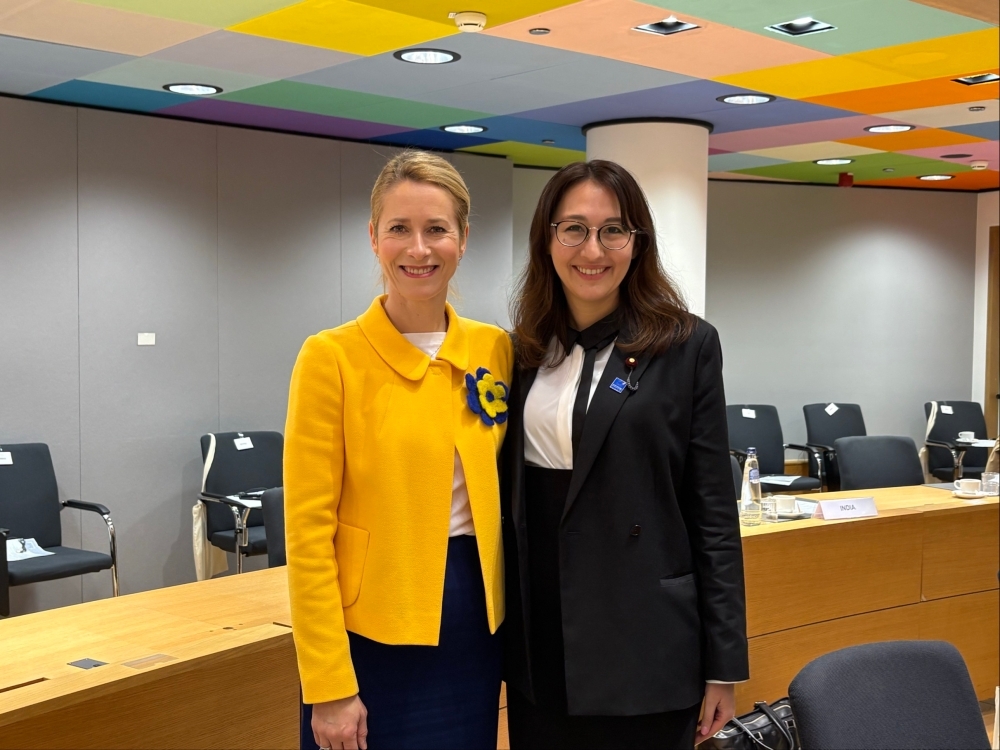 Photo session between Parliamentary Vice-Minister ERI and HRVP Kallas