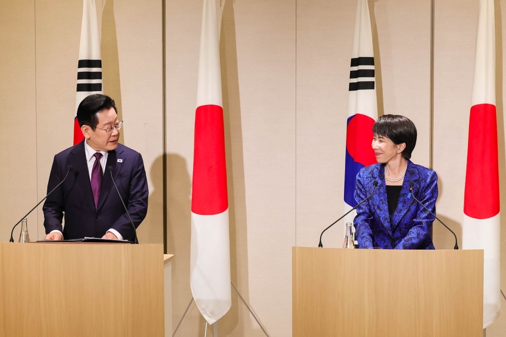 Joint press occasion by the two leaders