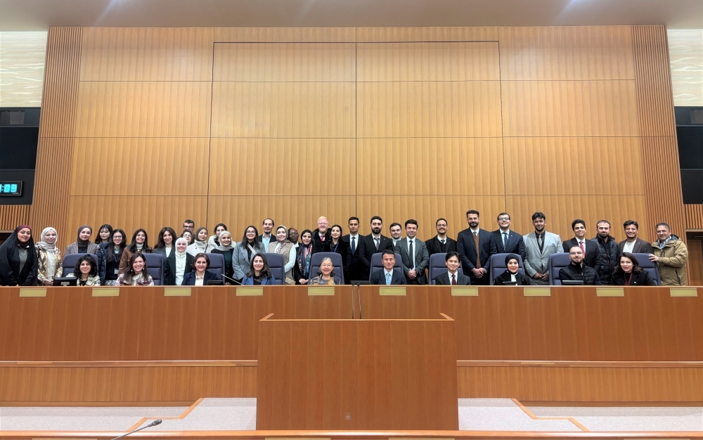 Commemorative photo of participants in the UNITAR training program