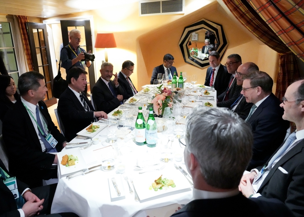 (Photo) Working dinner of the Foreign Ministers  of the G4 Countries on UN Security Council Reform