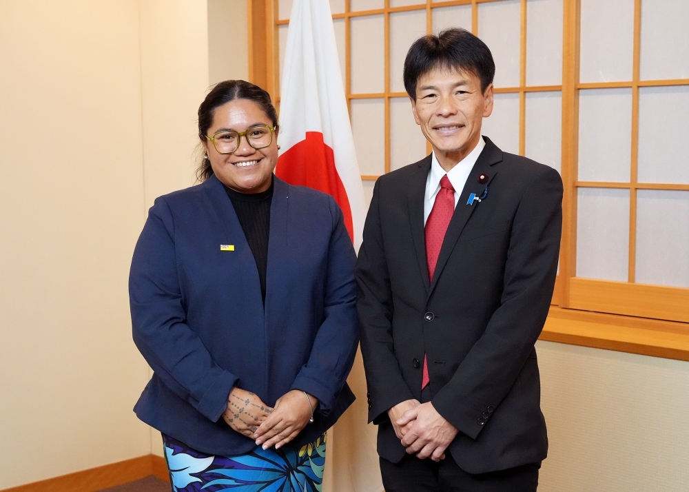 Parliamentary Vice-Minister SHIMADA and Hon. Rhonda