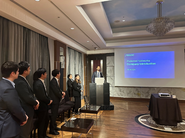 Short pitches by companies at the exchange meeting