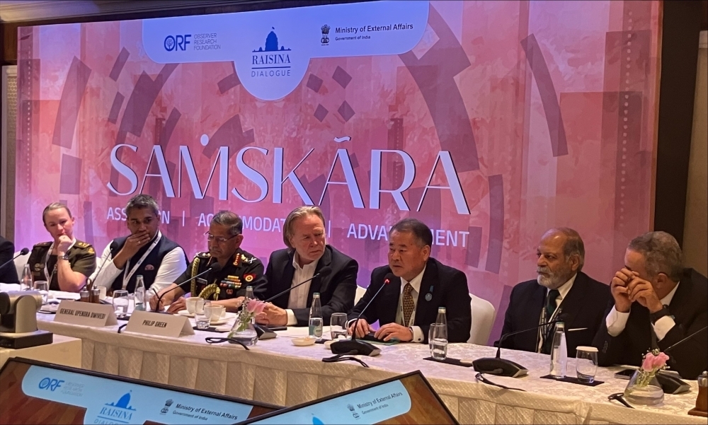 Special Advisor OUE attending the 11th Raisina Dialogue