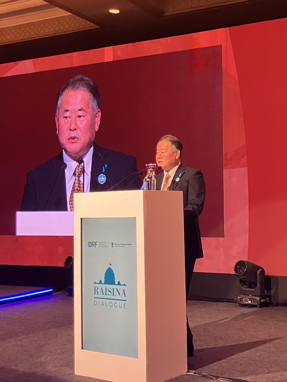 Special Advisor OUE delivered a speech in the 11th Raisina Dialogue