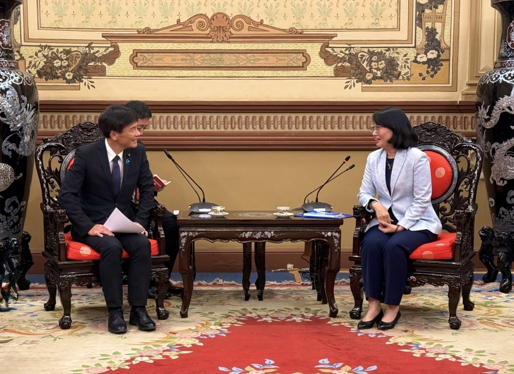 Meeting between Parliamentary Vice Minister SHIMADA and H.E. Ms. Thuy, Vice Chairman of Ho Chi Minh City People’s Committee