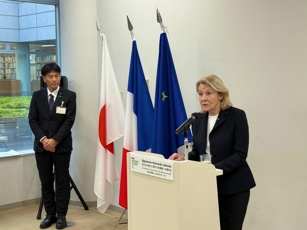 Minister Pégard, the event’s organizer and France’s Minister of Culture 