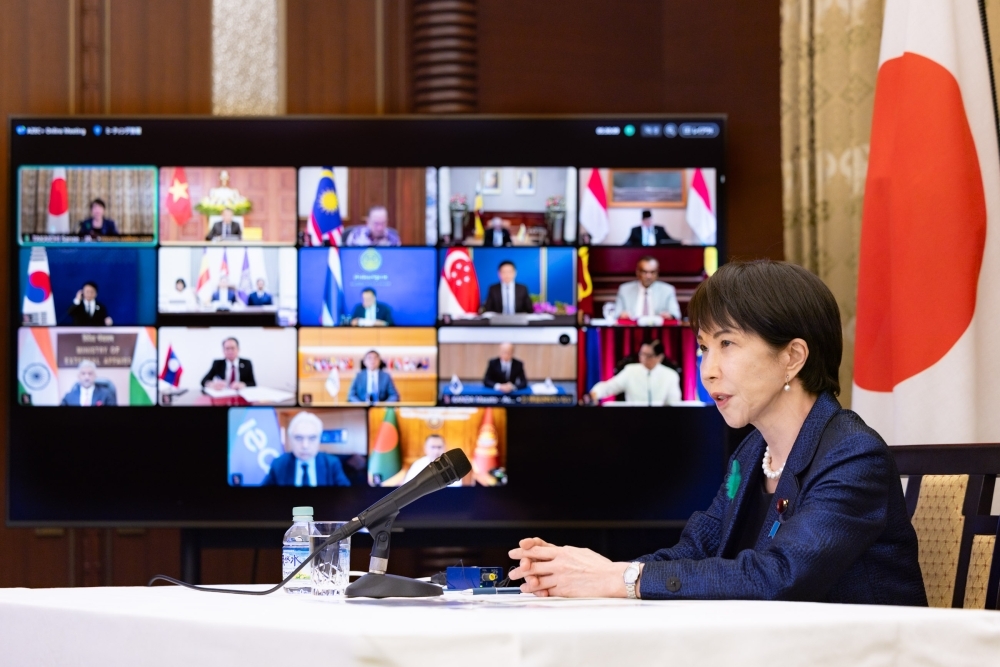 Prime Minister TAKAICHI Attends the AZEC online Summit