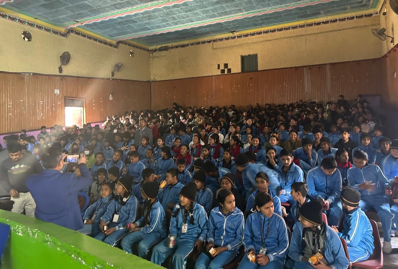 Scenes from the Japanese Film Festival held in Pokhara