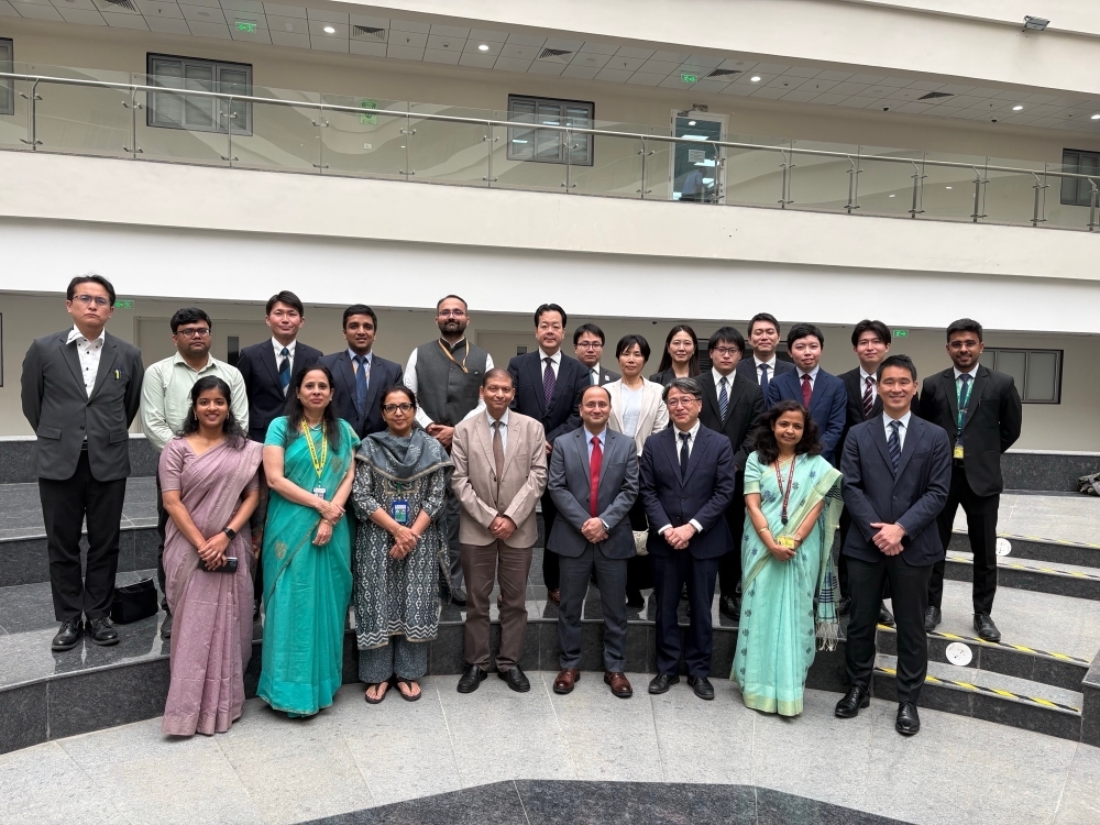 Group photo of Japan-India AI Strategic Dialogue