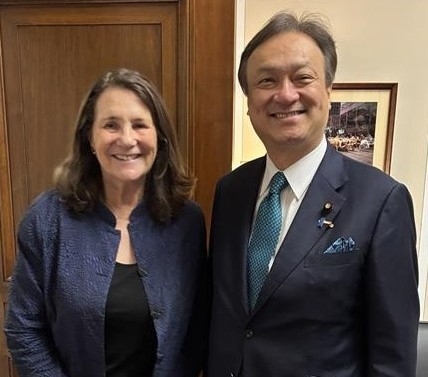 State Minister HORII with Representative Diana DeGette