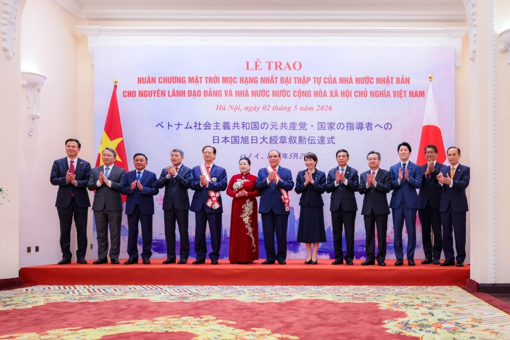 Prime Minister TAKAICHI Attends the Conferral Ceremony