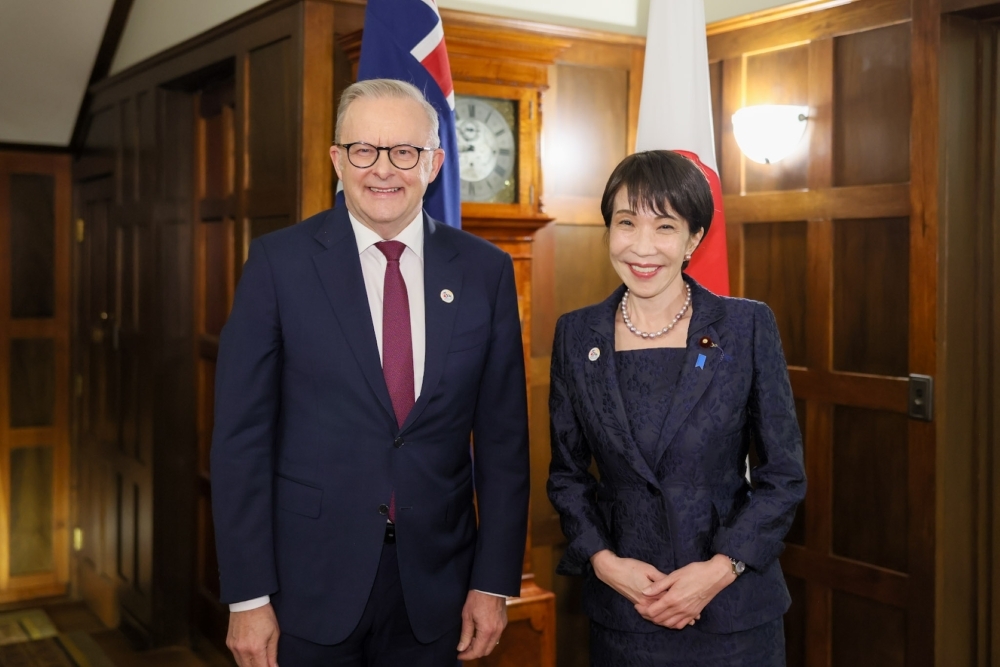 Prime Minister Takaichi with Prime Minister Albanese