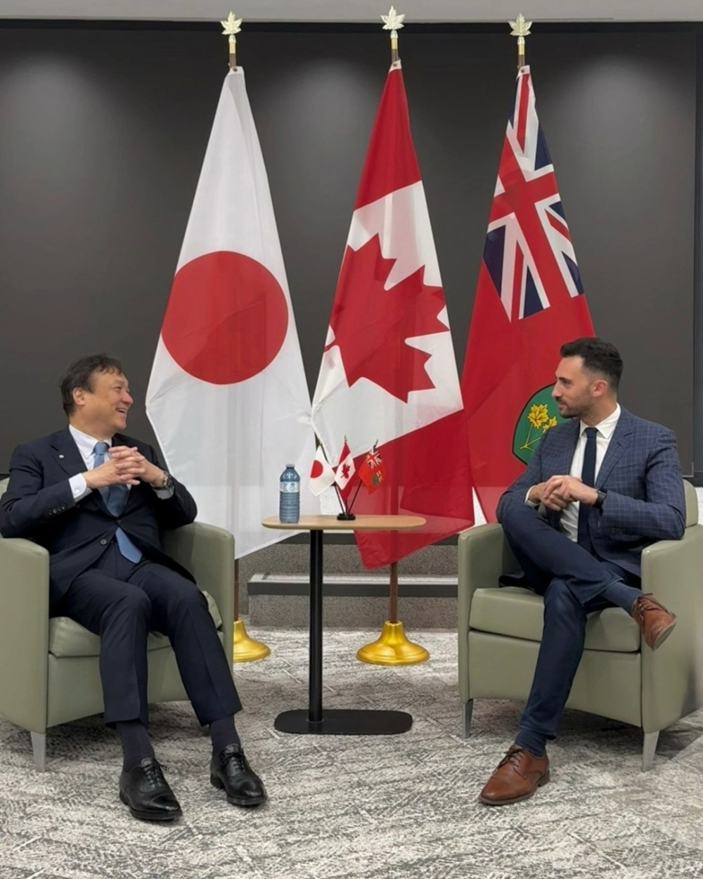 the meeting between State Minister Horii and Lecce, Minister of Energy and Mines of Ontario