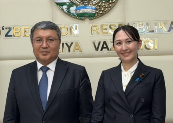 Parliamentary Vice-Minister ERI and  Minister of Justice of the Republic of Uzbekistan TASHKULOV