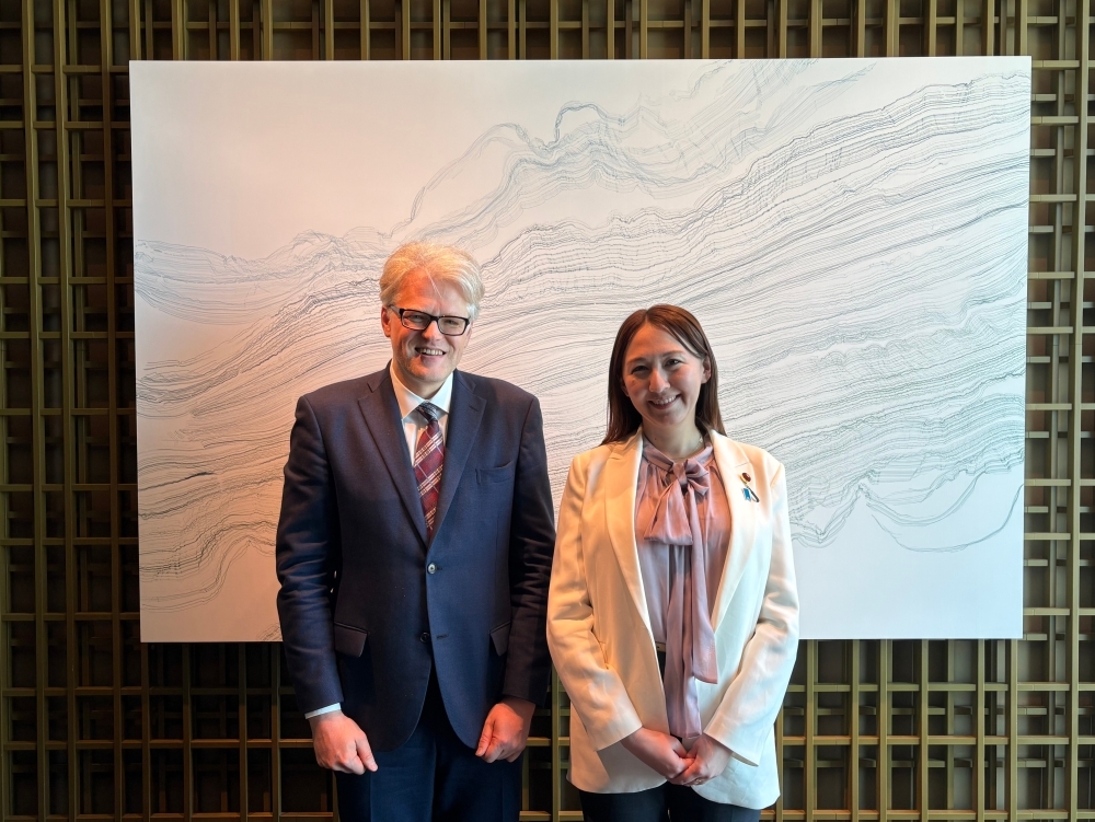 Ambassador ZYKAS and Parliamentary Vice-Minister Eri