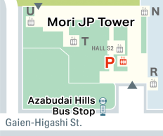 Map to the elevator