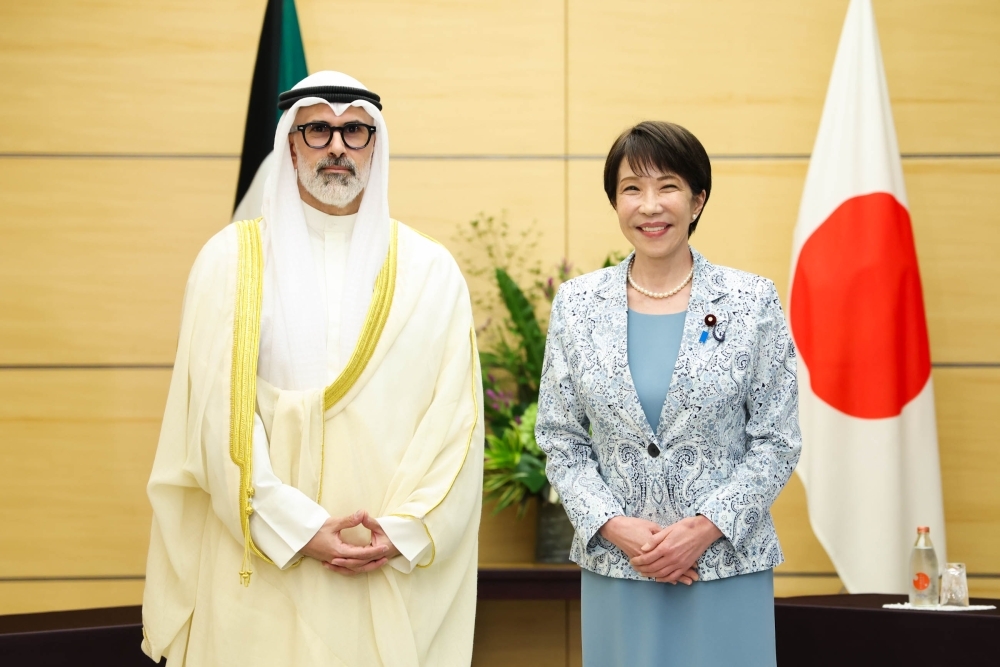 Prime Minister TAKAICHI with Foreign Minister Jarrah