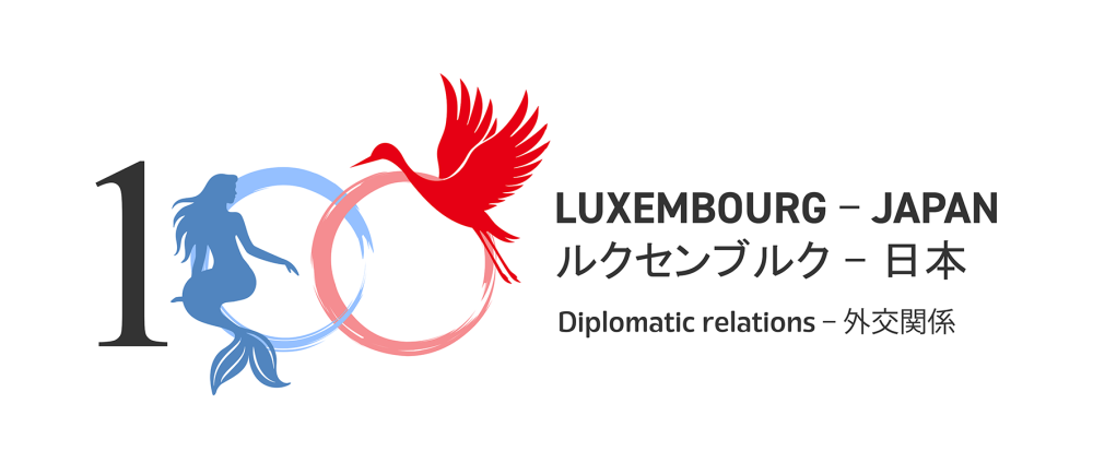 (Logo) Commemorative Events for the 100th Anniversary of the Establishment of Diplomatic Relations between Japan and Luxembourg