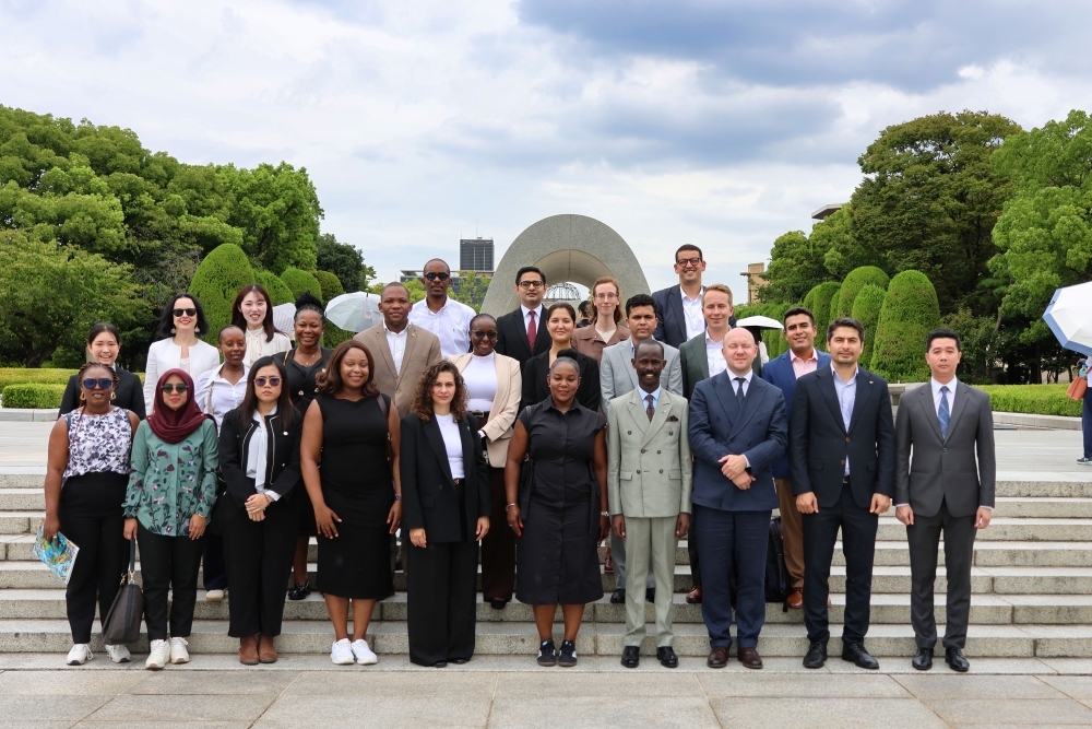 Group photo at the Hiroshima Program
