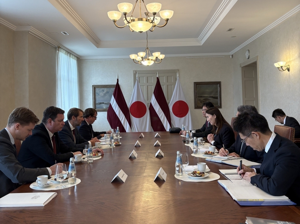Meeting between Parliamentary Vice-Minister ERI and Mr. Andžejs Viļumsons, State Secretary, Ministry of Foreign Affairs of Latvia