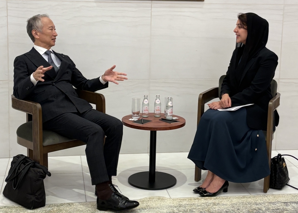 Exchange of Views between Ambassador OKUBO and H.E. Reem bint Ibrahim Al Hashimy, Minister of State for International Cooperation of the UAE