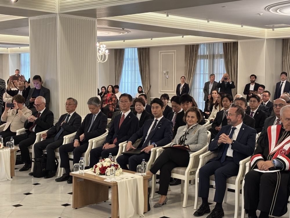 Attendees at the opening ceremony of the Turkish-Japanese Science and Technology University