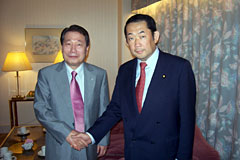 （写真）ユ・ミョンファン韓国外交通商部第一次官との会談