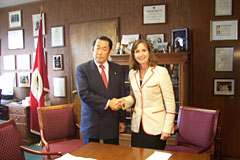 （写真）（ドブリアンスキー国務副長官代行との会談）
