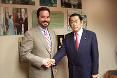 （写真）（グリーンCSIS日本部長との会談）