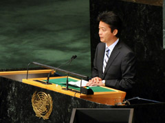 玄葉外務大臣の第67回国連総会出席の動画
