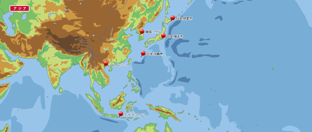 アジア地図
