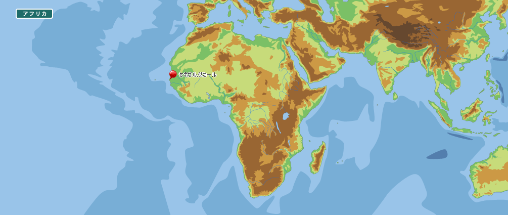 アフリカ地図
