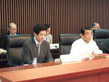 （写真）ODA総合戦略会議における伊藤政務官挨拶（平成18年6月22日）