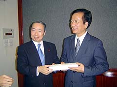 フック計画投資大臣との会談