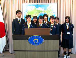 (写真)福岡県立明善高等学校の皆さん