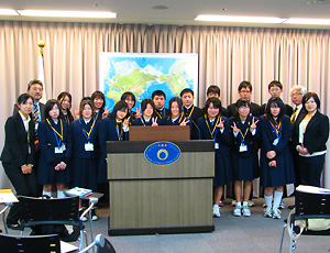 (写真)宮城県 白石市立 白川中学校の皆さん