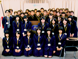 (写真)茨城県立土浦第一高等学校の皆さん