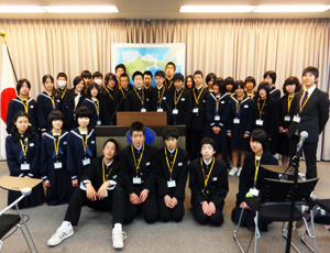 (写真)越谷市立中央中学校の皆さん