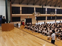 （写真）高校講座実施報告（大分県　県立別府鶴見丘高等学校）-1
