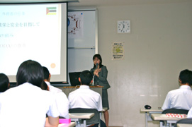 （写真）高校講座実施報告（熊本県　千原台高等学校）