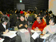 懇談会（東京国際交流館）