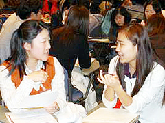 懇談会（東京国際交流館）