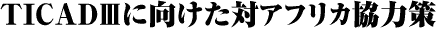 TICAD III に向けた対アフリカ協力策