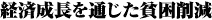 経済成長を通じた貧困削減