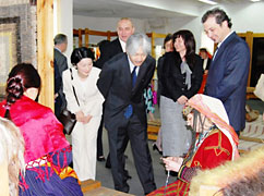 （写真）ブルガリア御訪問（於：スモリャン歴史博物館）