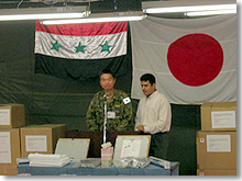サマーワ総合病院への医療品供与